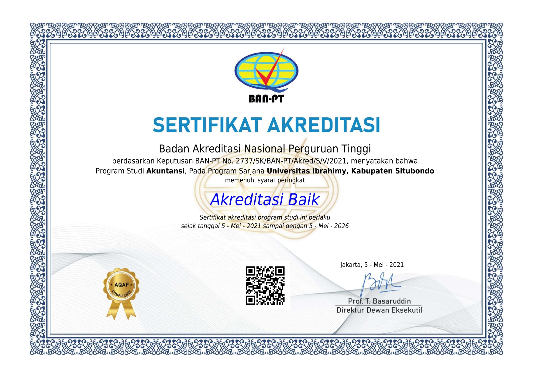 Sertifikat Fakultas